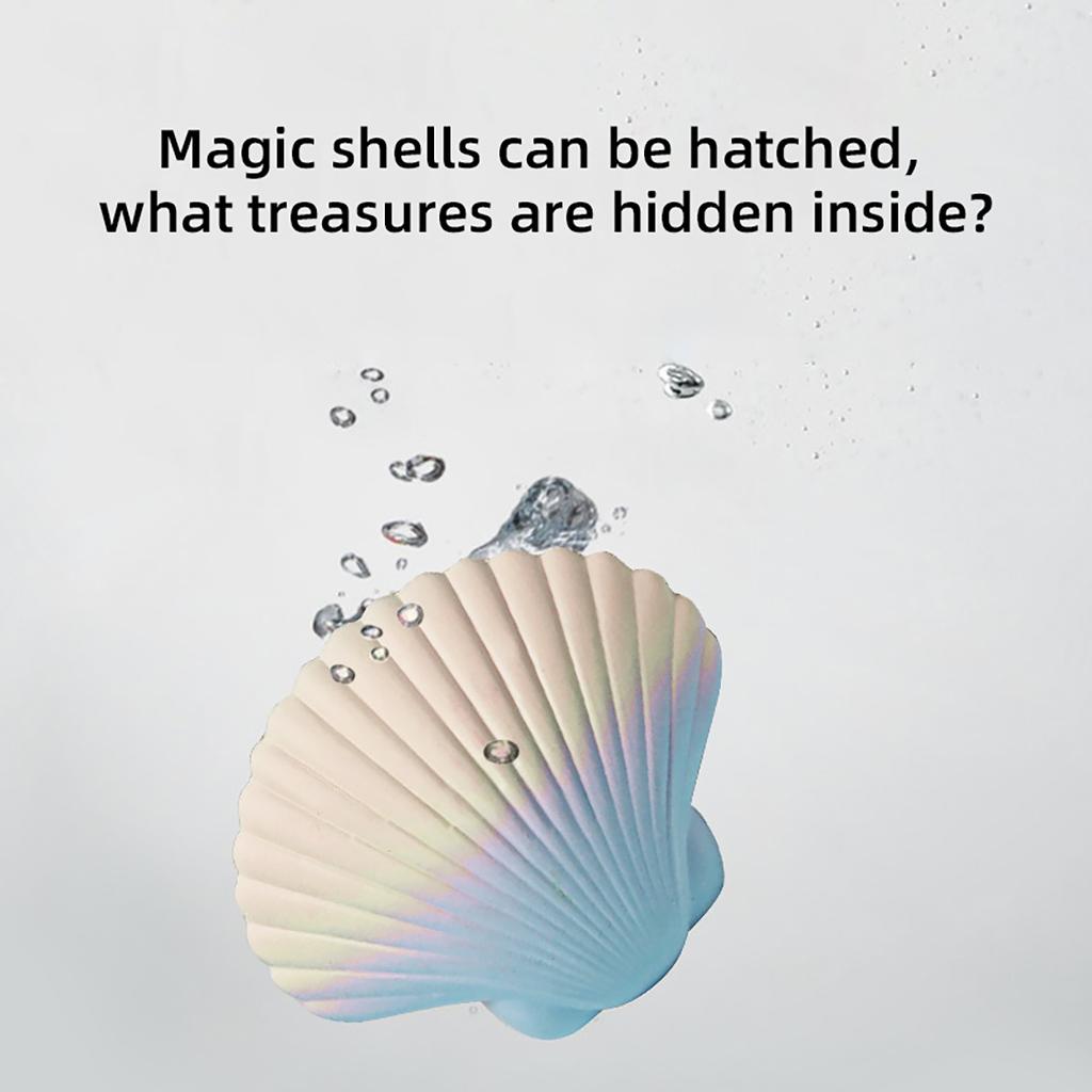 Soaking In Water To Hatch Mermaid Toys, Colorful Seashell Girl Princess Bracelet Blind Box, Expanding and Expanding Creativity