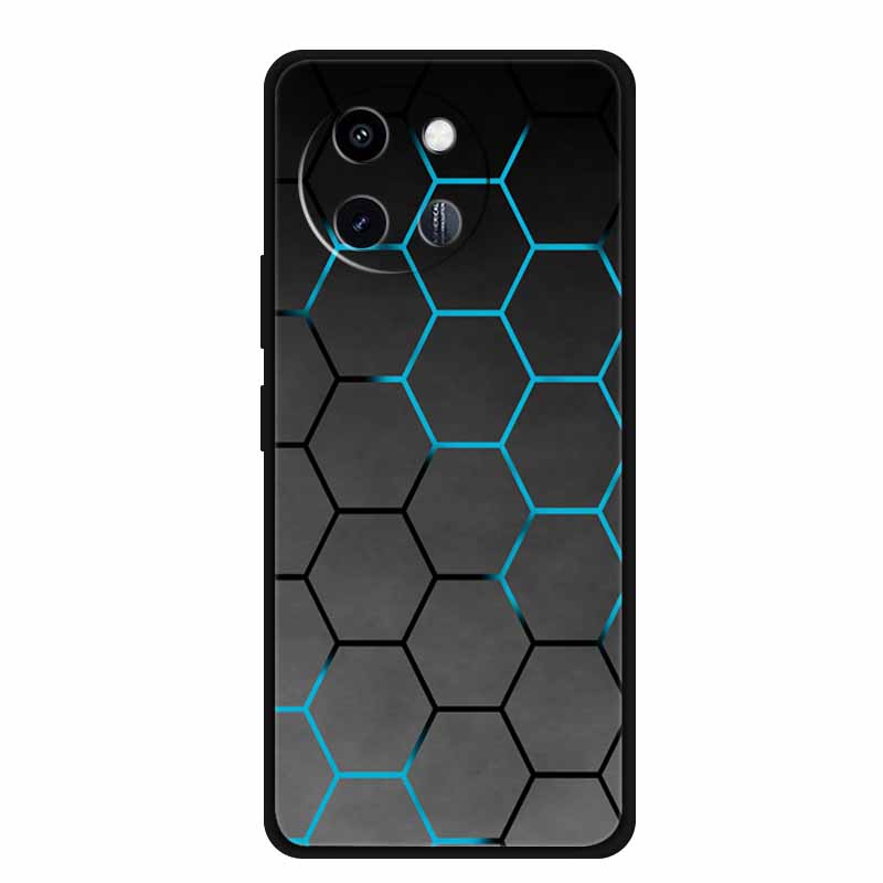 Для Vivo Y38 Vivo T3x 5G Чехол Роскошные Мягкие Силиконовые Чехлы из ТПУ для vivo Y200t Y200i Мультяшные Милые Бампер Задняя Крышка Fundas