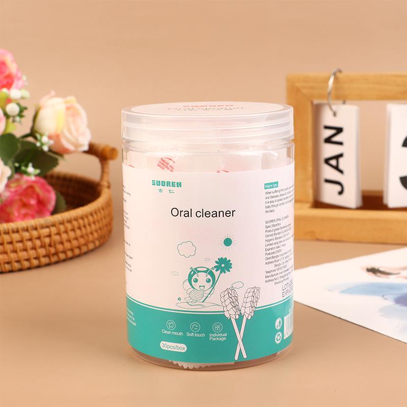 30 шт./кор. детский очиститель языка одноразовая марлевая зубная щетка бумажный стержень очиститель полости рта щетка для новорожденных уход за полостью рта палочка уход за зубами