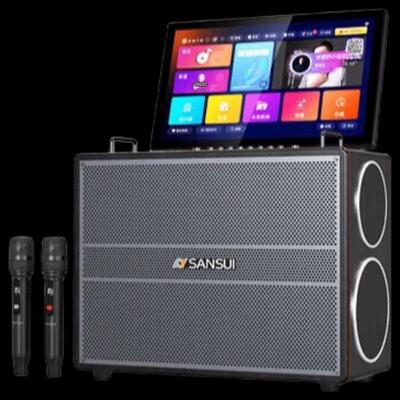 Уличная караоке-акустическая система SANSUI E98 с дисплеем, штекер CN (адаптер в комплекте)