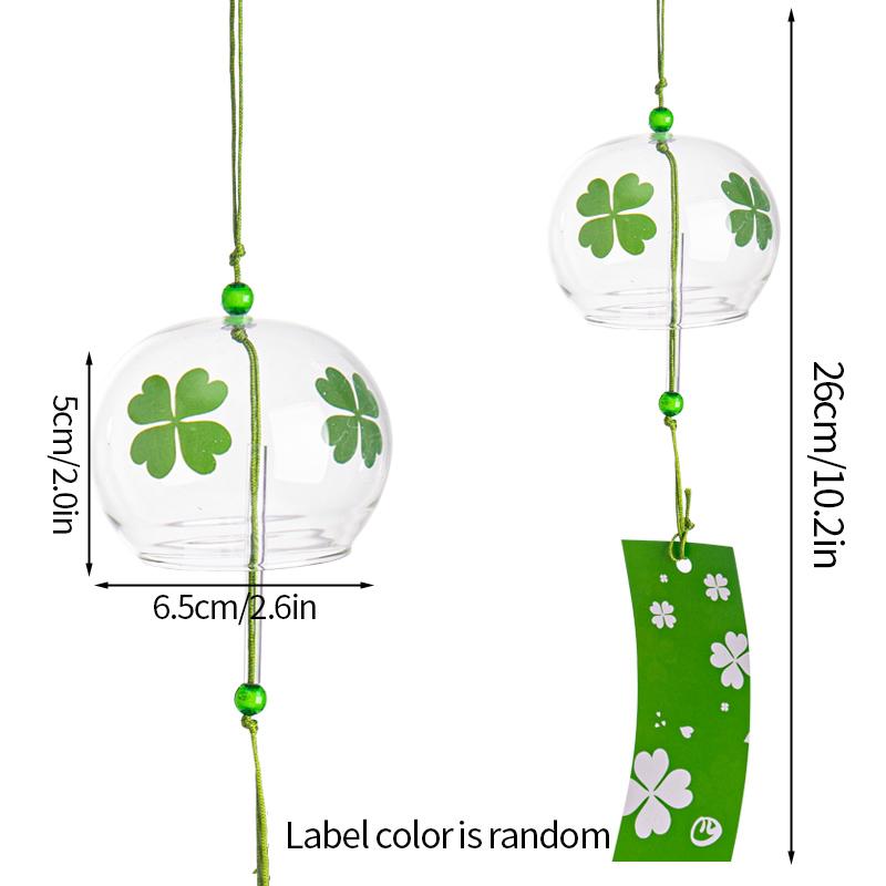 Japanese Wind Chime Sakura Glass Wind Chime Kawaii Room Decor Cherry Blossom Wind Bell Home Door Bell Wall Hanging Outdoor Decor
