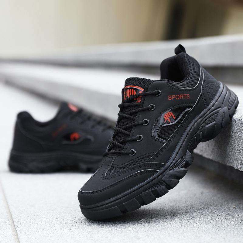 Мужская обувь всесезонная походная обувь для бега дышащая спортивная обувь для бега страхование труда мужская обувь больших размеров модная повседневная