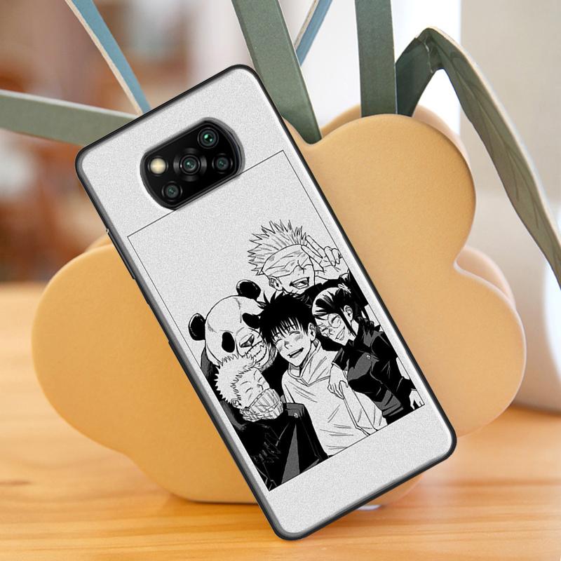 Чехол с аниме Jujutsu Kaisen для Xiaomi Mi 11 Lite 9T 10T 11T Pro POCO X3 Pro X3 GT F1 F2 F3 M4 M3 Pro, чехол