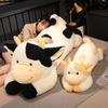 Милая лежащая корова, плюшевая подушка для девочек - Уютная кукла для сна