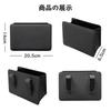 Ysemco Car Trash Car Storage Storage Door Back Seat Can, Box, Case, Small, Foldable, Storage, Driver/Passenger Seat, (Black)