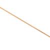 Pink Gold 18K Venetian 45cm [Fairy Carret] Necklace, Gold, Chain, (Heart-Shaped Adjuster, 0.8mm Width, Approx. 2g)