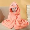 Children's Bath Towel Baby Bath Towels Coral Velvet Cartoon Kids Towels