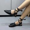 Сандалии женские новые летние в стиле феи с открытым носком римские туфли пляжный ремешок