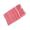 Soft Polyester Checkered Shemagh Scarf With Fringe Trim For Kids Various Outfit Arabic Shoulder Wrap For Boy Daily Wear