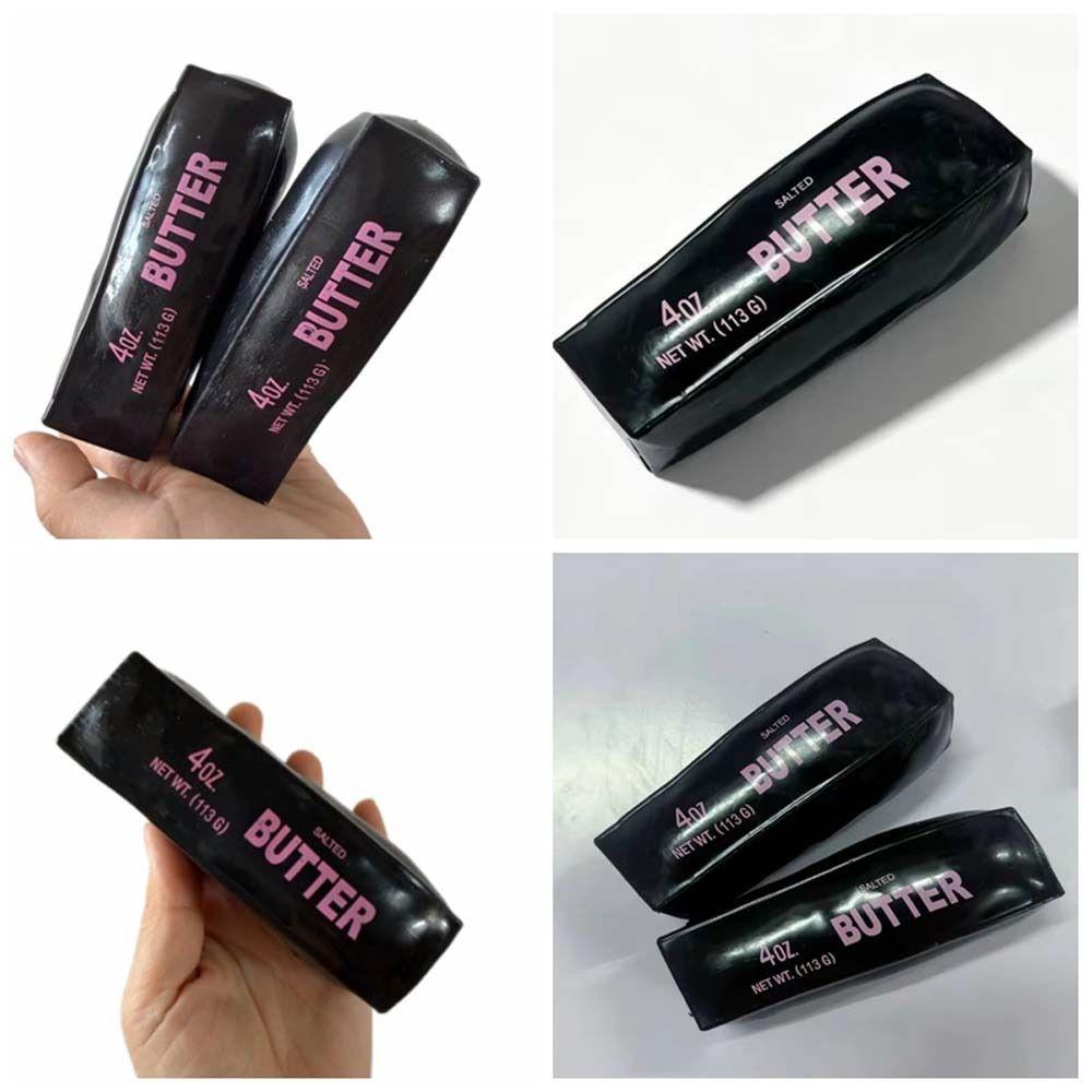 Hand Relax Crispy Butter Sticks Handmade Black Butter Sticks Boys Girls Crunchy Squeeze Toy Studen