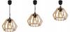 Modern wooden LED ceiling pendant lamp