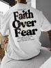 2026 New Hot Men Retro Summer T-shirt with Font Patterns Suitable for Daily Wear Loose Fit Pure Cotton Mater