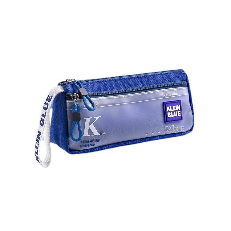 New Large Capacity Boy Pencil Case High School Stationery Box Double-Layer Double Zipper Pencil Case Elementary School Pencil Case