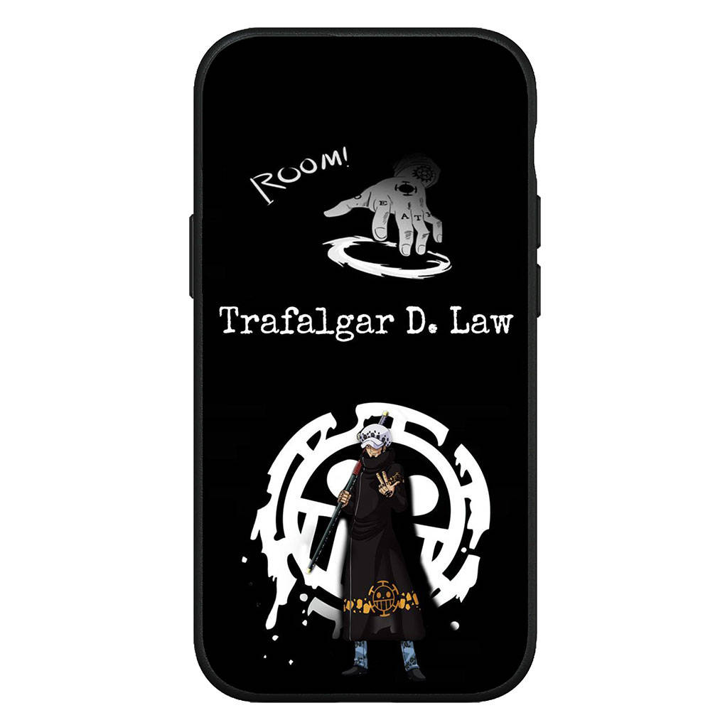 Чехол для iPhone 16 15 Xiaomi Redmi Note 14 13 12 11 Pro Max 16e Samsung Galaxy S25 S24 S23 Moto OPPO Huawei Trafalgar Law One Piece Luffy Phone Case
