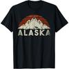 Mountain Wildlife Animal Alaskan Moose Retro Alaska T-Shirt