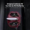 4Pcs Silicone Car Door Lock Buckle Protector Cover Tire Valve For Mercedes Benz AMG W203 W206 W220 W205 W211 W212 W201 W168 W169 BM1