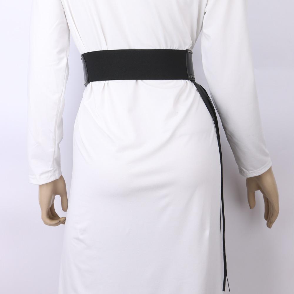 Jeans Decor Rivets Belt Zinc Zinc Alloy Punk Belt Exaggerated Tassels Waistband  Jazz Dance Accessory