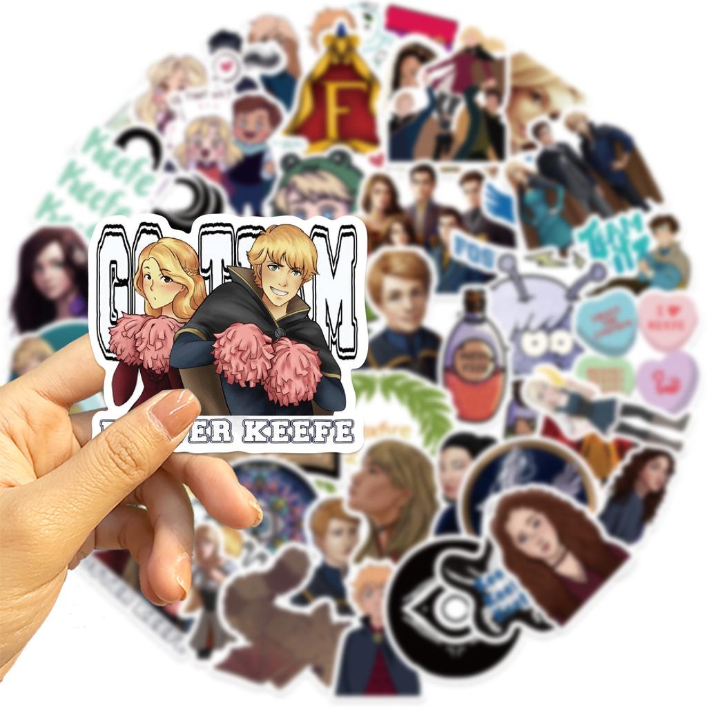 50 Novels The Guardian of The Lost City Stickers Decorate Notebook Suitcase DIY Waterproof Stickers