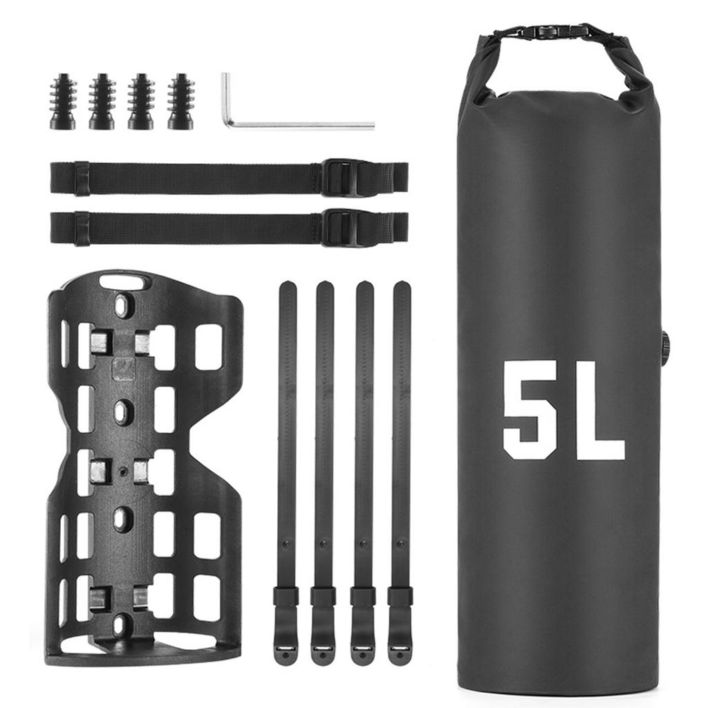 Bike Fork Bag Rainproof 5L for Mountain Road Bike with Sturdy Base Easy Installation for Mountain Bikes Gravel Bikes Road Bikes and Scooters