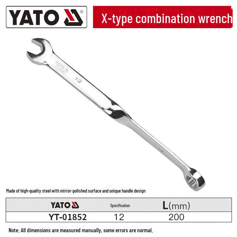 Yiertuo X-Shaped Dual-End Plum Blossom Wrench for Scaffolding Workers