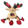 2024 Новая рождественская игрушка для собак в виде оленя, плюшевая пищащая игрушка для собак