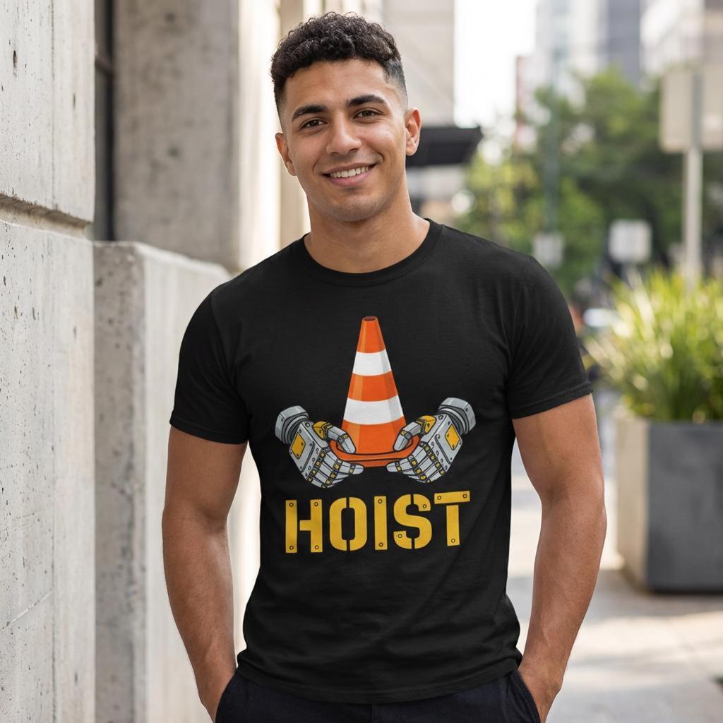 Hoist The Traffic Cone T-Shirt; Funny Party Meme Tee; Trendy Sarcastic Humor Shirt