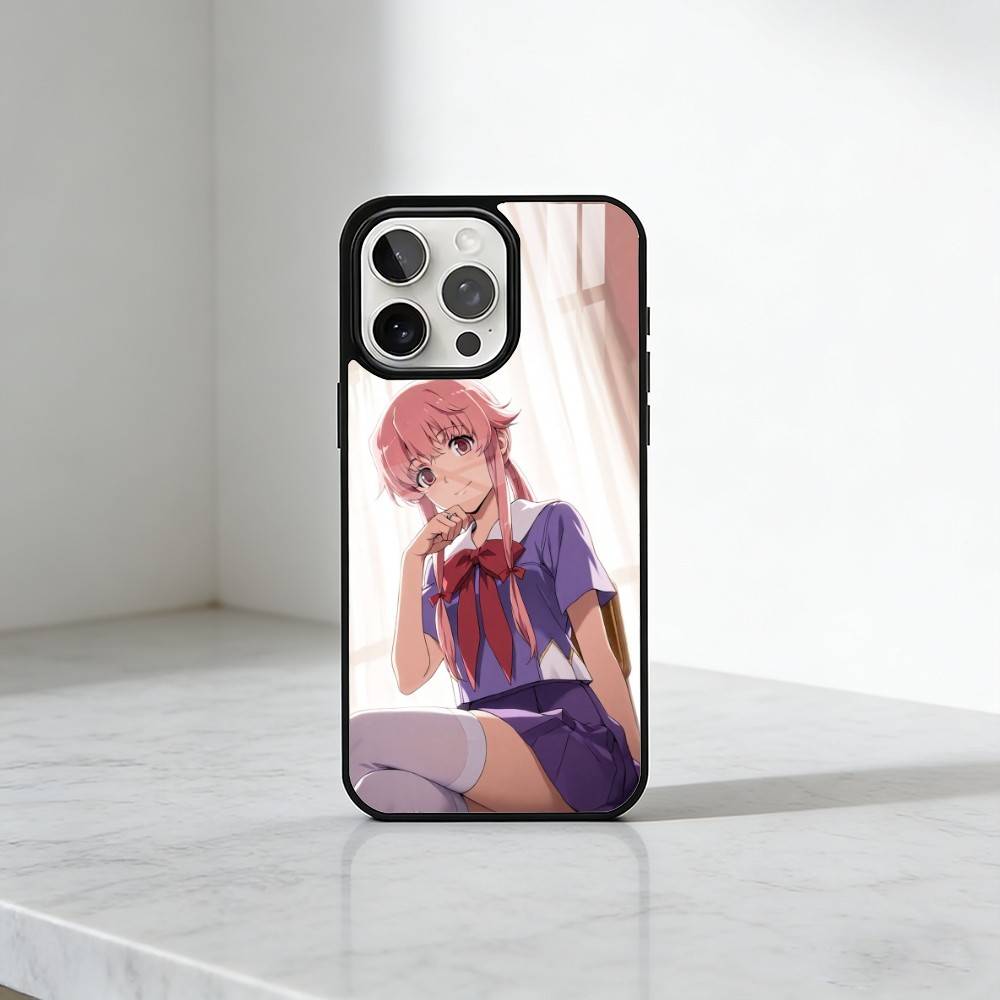 F-Future D-Diary Гасай Юно Чехол для телефона для iPhone 17, 16, 15, 14, 13 Plus, Pro Max Магнитный для Magsafe Беспроводной зарядки
