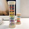 Kids Rain Stick Toy Babies Rainfall Rattle Tube Toddlers Educational Beaded Raindrops Rainstick Shaker Sensory Developmental Auditory Musical Toy