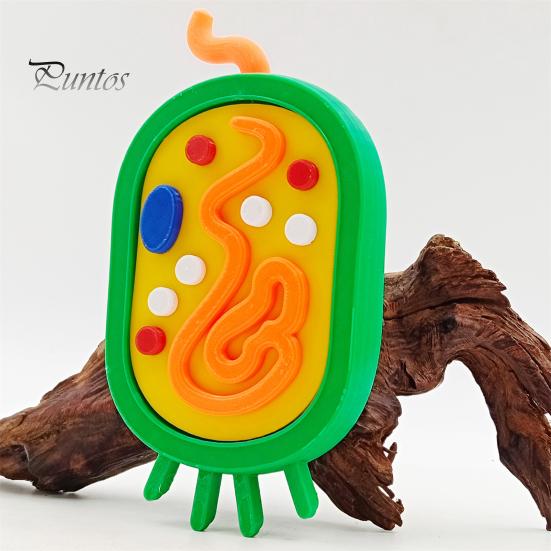 Образовательная игрушка STEM, Обучающий орнамент, Цельнолитая головоломка с гладкими краями, Разборная модель структуры биологии для детей, Пособие для изучения науки