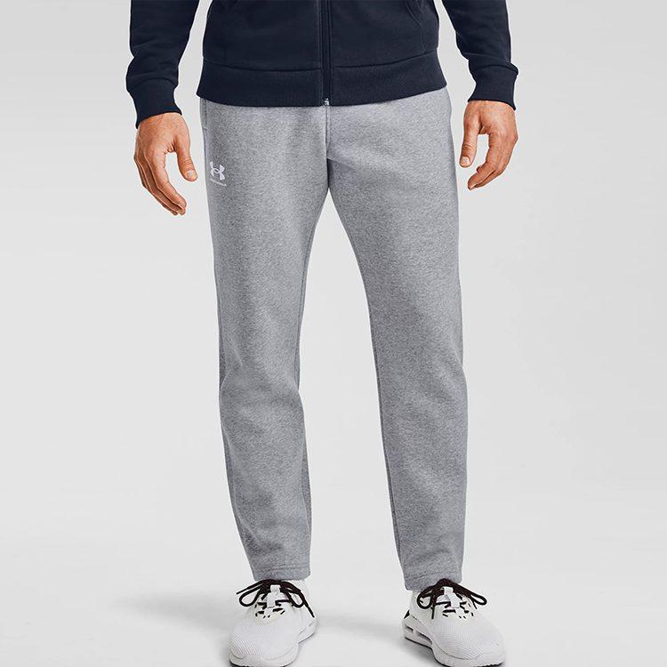 Under Armour Мужские вязаные спортивные штаны Стальной вереск Светло-серый 1359030-035