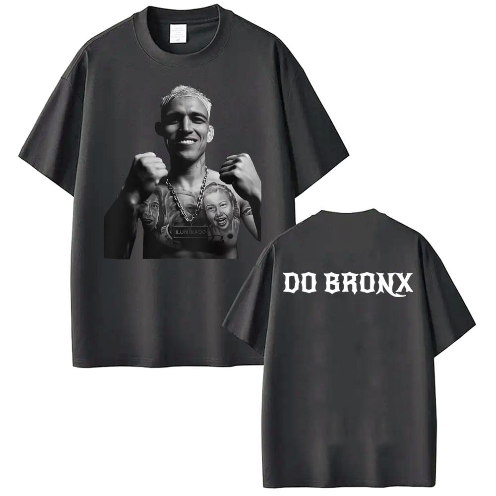 Унисекс футболка с винтажным принтом Charles Oliveira Do Bronx, женская мода, классические оверсайз футболки, уютные хлопковые футболки с коротким рукавом