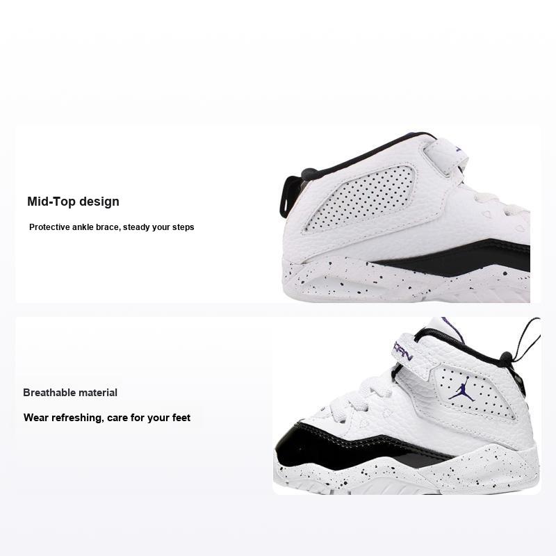 Air Jordan BLoyal TD Белые Фиолетовые Детские Кроссовки Черные CK1427-115