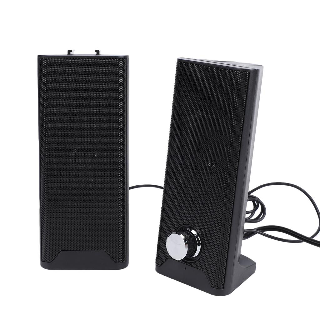 Компьютерная колонка 2 в 1 с регулятором громкости, USB-подключением Plug and Play, 35-мм входом для звука, игровые колонки для ПК, ноутбука, настольного компьютера