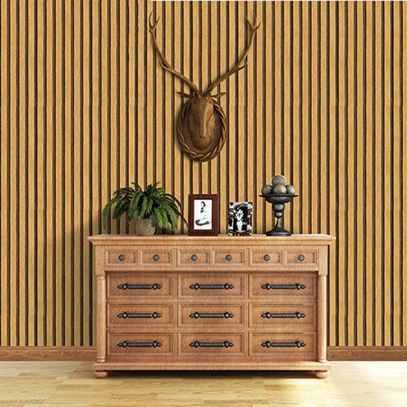 45CM DIY PVC Wood Grain Self-adhesive Wallpaper Desk Cabinet Living Room Background Wall Waterproof Sticker Home Decoration