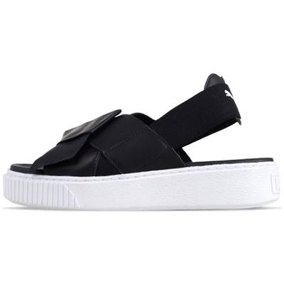 Платформенные сандалии Уличные пляжные сандалии Женские сандалии Черные 365481-01