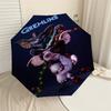 1PC Gremlins Christmas Umbrella-8-Rib Reinforced, Automatic Open, Lightweight & Durable, Cute Fashion Accessory for Outdoor-T169