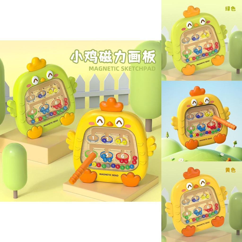 Детская магнитная доска для рисования из пластика для раннего обучения и развивающие игрушки