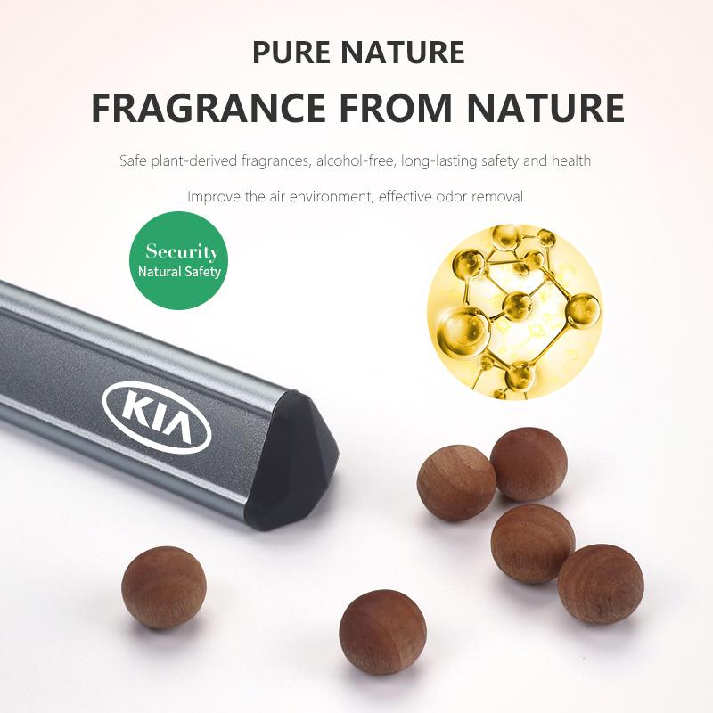 ASFRUQ1 For KIA Car Logo Aroma Stick Vent Air Freshener Fragrance Clip Auto Accessories Rio K5 K2 Sportage Ceed Sorento Picanto Stinger
