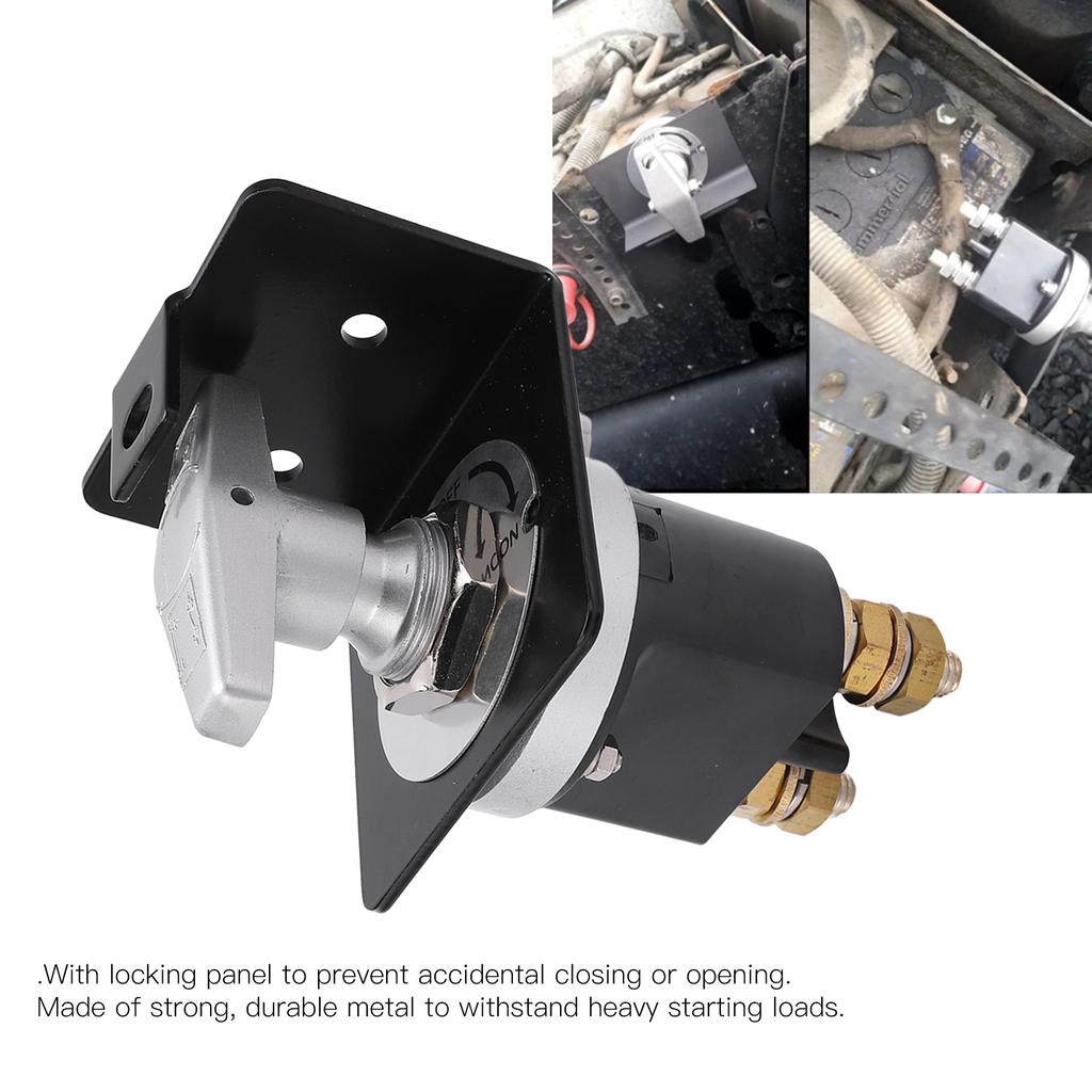 Battery Power Kill Switch  Metal 12V 500A Battery Power Off Switch Power  Anti Leakage for RV Yacht Truck