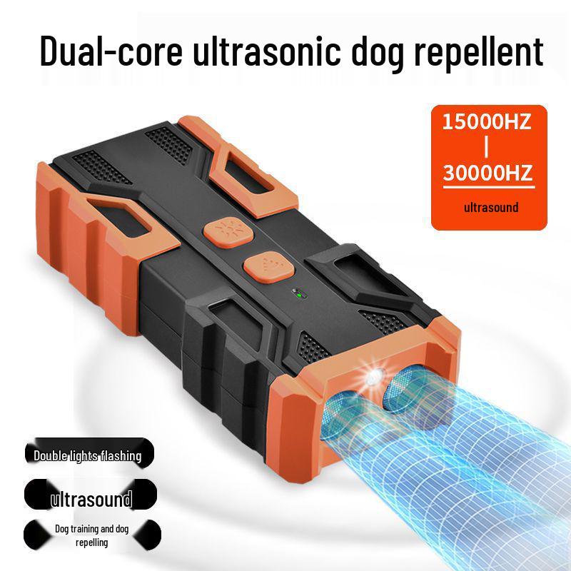 Высокомощное ультразвуковое устройство для отпугивания лая и дрессировки собак