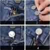 Zpsolution Держатель молнии New Jeans, Противоскользящая пряжка-замок для молнии для брюк, Съемный регулируемый фиксирующий инструмент