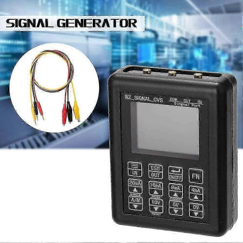 4-20mA 0-10V Adjustable Signal Generator for Process Control, Current Source & Calibrator with 0-20mA Simulator
