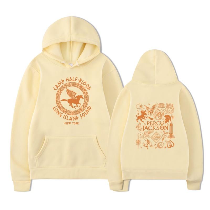 Лагерь Полукровок Лонг-Айленд Саунд Толстовка Перси Джексона Харадзюку мужская повседневная уличная мода