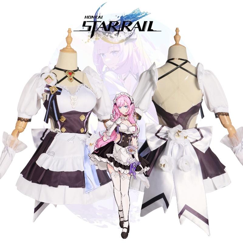 Костюм горничной Ailixiya в тематике игры, идеально подходящий для косплея и Хэллоуина