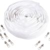 No.3 Nylon Zipper Tape Contrast Color Slider Closure Zip New Jacket Long Zips  For Sewing Garment