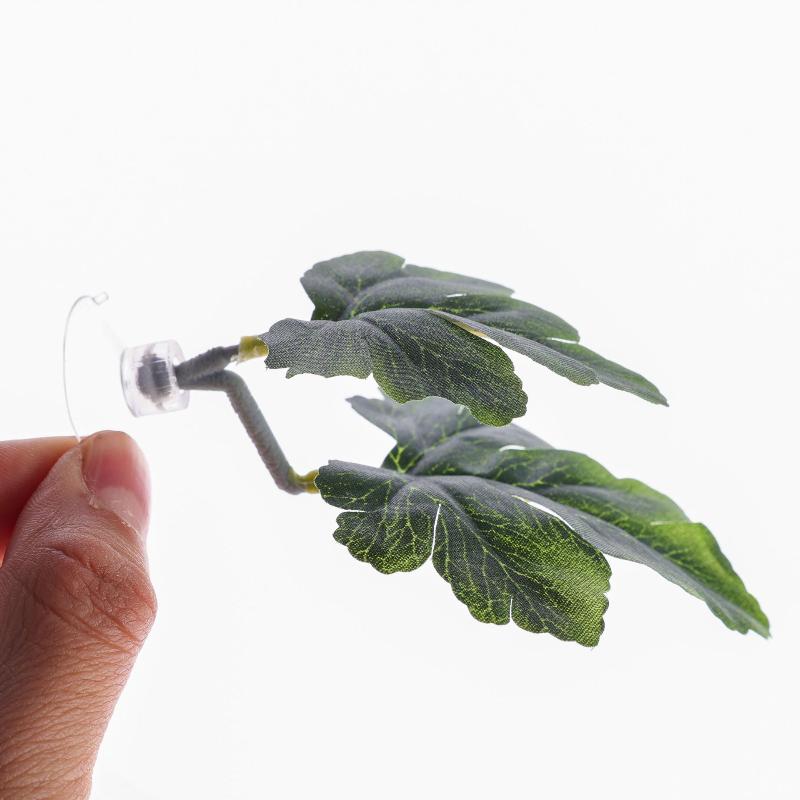 1 шт. Искусственный лист-гамак для нереста и игры рыбок Декор для аквариума питомцев Рыбки Петушки Растения Лист Декор для аквариума