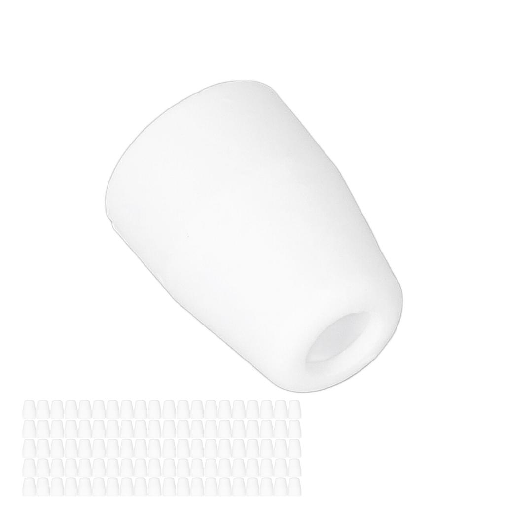 100Pcs TIG Nozzle Ceramic Cup for 40A Plasma Cutter Torch Consumables Replacement