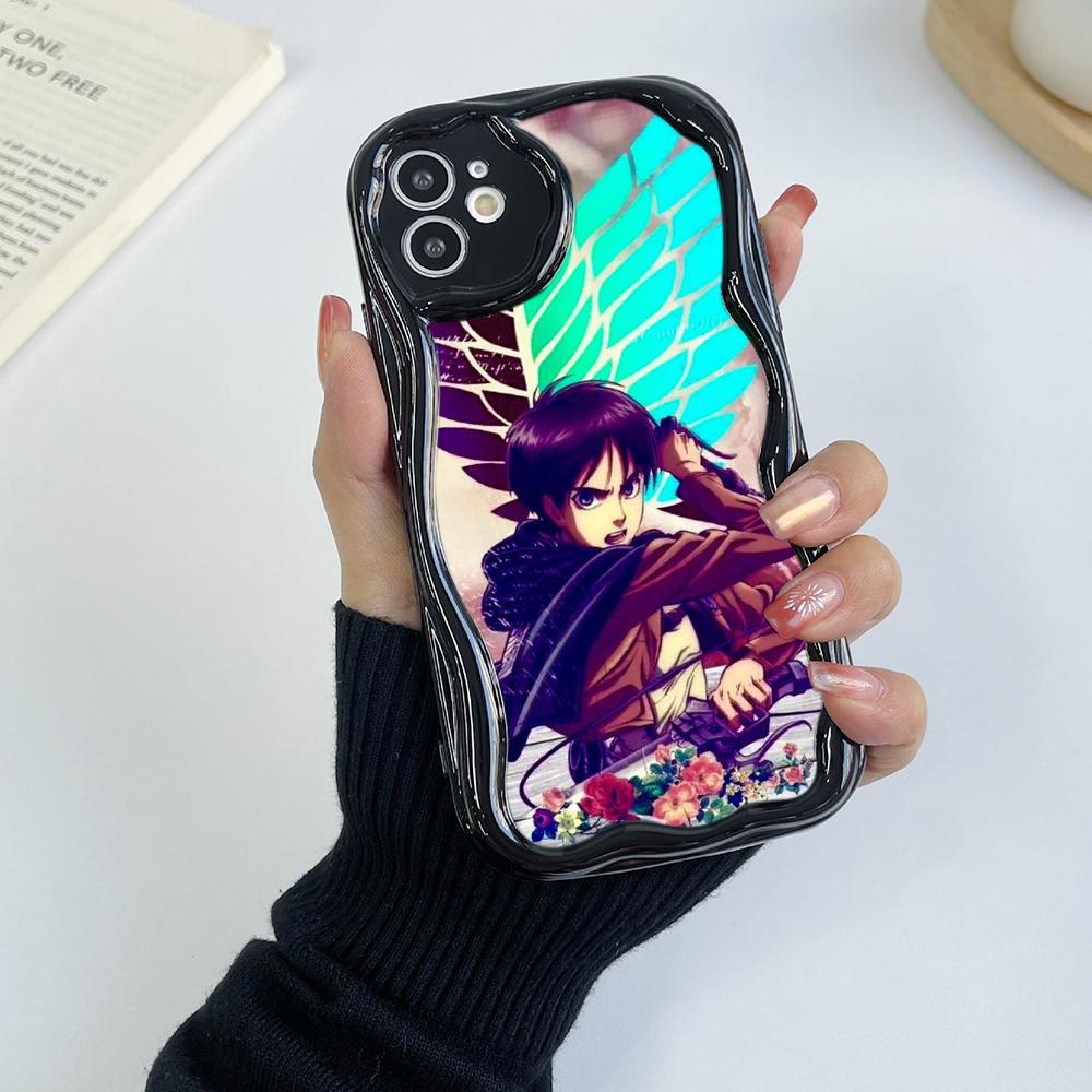 Ae83 Японское аниме «Атака Титанов» Защитные чехлы для телефонов для Samsung S23 S24 Ultra A55 A14 A25 Infinix Hot 40 Tecno Spark 20 Wave Задняя крышка из ТПУ