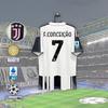 Mens Juventus Soccer Jersey 2024-25 UEFA Champions League Edition Short Sleeve Football Shirt Cycling Sports Training