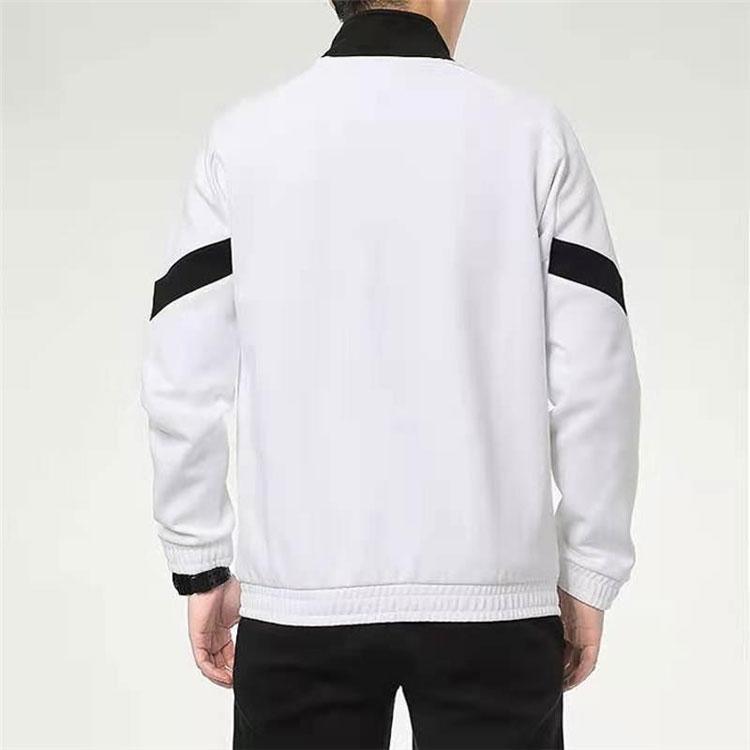 Puma Logo Color-Block Knit Stand-Collar Jacket Men Jackets White 531339-02